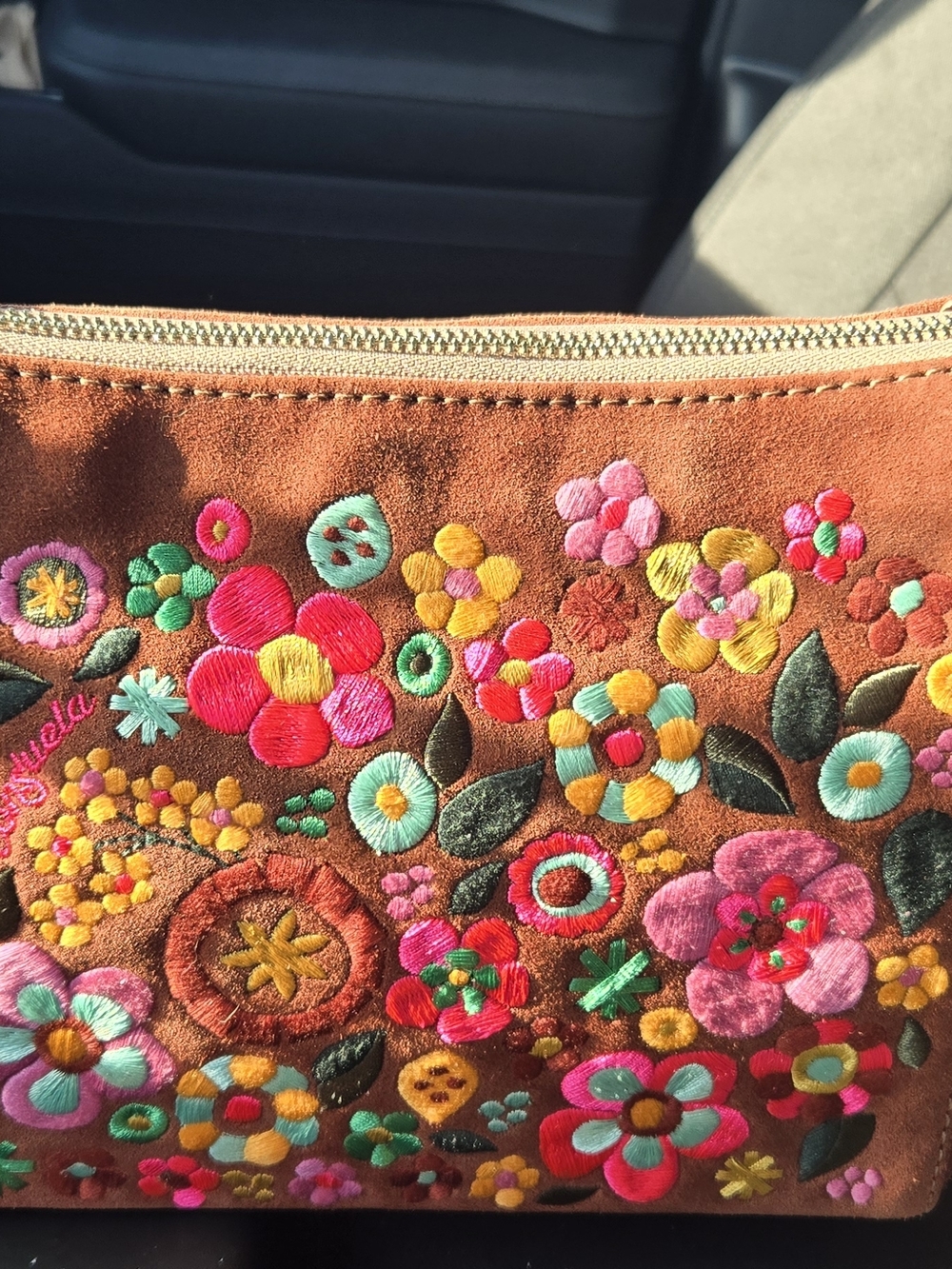 Consuela Midtown Sienna Suede Crossbody Bag

Embroidered Floral Suede